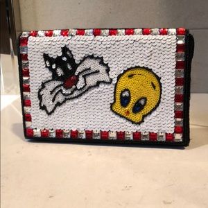 Whitetail & Shon Sylvester & Tweety sequin purse
